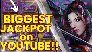 MASSIVE JACKPOTS! BIGGEST JACKPOTS EVER ON YOUTUBE ON CATS & DANGEROUS BEAUTY! HIGH LIMIT PLAY LIVE