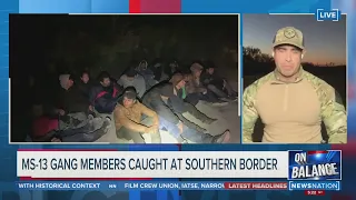 Four MS-13 gang members caught at southern border | On Balance with Leland Vittert