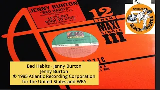 Jenny Burton - Bad Habits (12 inch 1985)