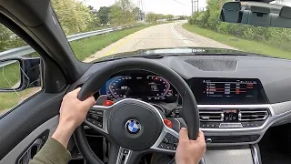 2021 BMW M3 Competition - POV Test Drive (Binaural Audio)
