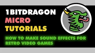 How to make sound effects for retro video games?