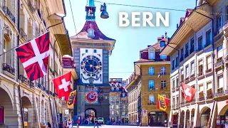 Bern Switzerland 4K _  Charming Swiss City Walking Tour !