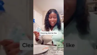 Cleaning ads be like TikTok