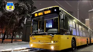 Киевский троллейбус- Рабочие будни, декабрь 2021 / Kyiv trolleybus - Working days, december 2021