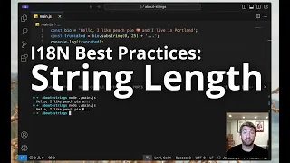 I18N Best Practices: String Length