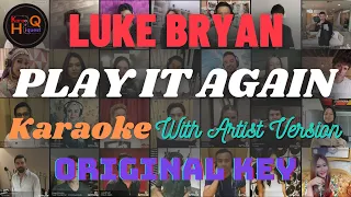 Luke Bryan - Play It Again - Karaoke - Original Key - With Artist Version