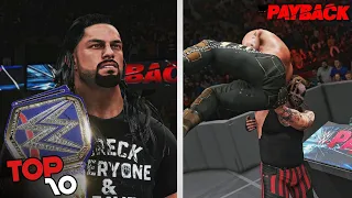 WWE 2K20 - Payback 2020 Top 10 Moments!!! (Recreation)