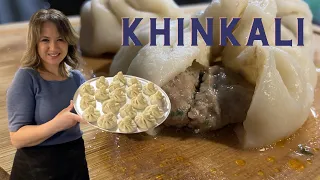 Khinkali (Georgian Beef/Pork Dumplings/Pelmeni)