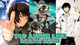 TOP 10+ Anime like Death Note to WATCH!