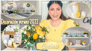 Ideas para decorar la cocina🍋 kitchen decor🍋Small kitchen Decor 🍋Summer/Verano 2022🍋🍋🍋