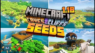 Топ 10 сидов для майнкрафт 1.18 / Сиды для выживания 1.18 / Minecraft seeds 1.18 best seeds