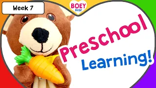 Preschool learning videos for 2 year olds | Kids learning | Boey Bear Circle Time