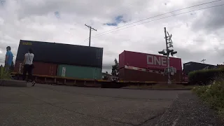 UP 2729 Northbound Intermodal in Titlow Park, Washington (6-20-2020)