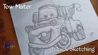 Draw Tow Mater | Cars Animated Movies | V FACreator