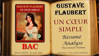 Gustave Flaubert, Trois Contes - Un Cœur Simple - Analyse, Résumé