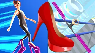 High Heels Gameplay Levels 1-20 Funny Noob VS Pro Gameplay Teen Games