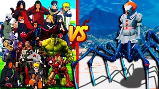 NARUTO AND SCHOOL OF SUPERHEROES vs UNKNOWN SCHOOL! School Story (GTA V) Johnny Johnny