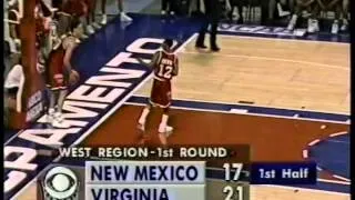 03/18/1994 NCAA West Regional 1st Round:  #10 New Mexico Lobos vs.  #7 Virginia Cavaliers