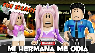 MI HERMANA ME ODIA Y ME CULPA DE TODO 😢 Roblox Brookhaven rp Mini Pelicula (Historia de roblox)