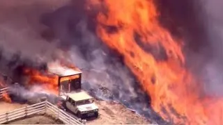 California's controlled burn grows out of control