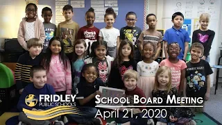 Fridley School Board Meeting - April 2020