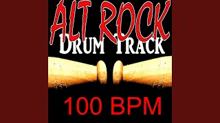Alt Rock Drum Track 100 BPM Instrumental Drum Beat for Bass Guitar