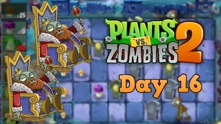 Plants vs Zombies 2 | Dark Ages Night 16 | Walkthrough