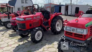 Огляд японських міні тракторів в наявності у Одесі | Totus Traktor