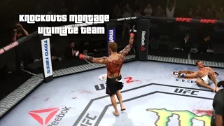 EA Sports UFC 2 - Knockouts Montage - Ultimate Team BETA