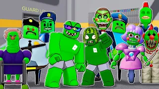 ESCAPE ZOMBIE Speed Runs in all Obby Mr Nightmare, Gran, Papa, Siren Cop, Mr Funny, Barry