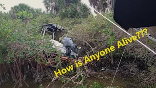 HOW DID ANYONE SURVIVE??? Salvaging a Crashed Boat