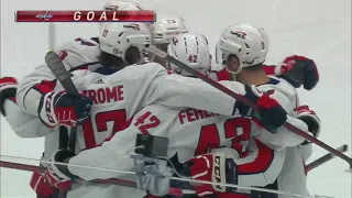 Alex Ovechkin's two assists on Fehervary and Sheary's goals vs Kraken (1 dec 2022)