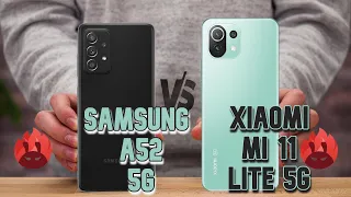 Samsung Galaxy A52 5G vs Xiaomi Mi 11 Lite 5G Full Specifications and Comparison 2021 | Techno Tadka