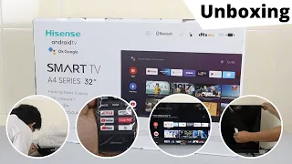 Hisense Android Smart TV 32 Inch A4 Series Unboxing and Review | Model 32A4G