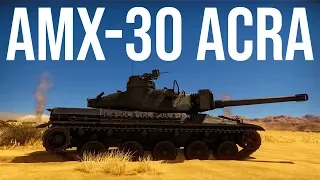 142 mm SUPERSONIC CROISSANT LAUNCHER - AMX-30 ACRA Review- War Thunder Gameplay