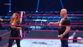 Becky Lynch and Stone Cold Raw 3/16/2020