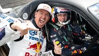 Behind the scenes! Max Verstappen shreds Mad Mikes FLAME THROWING RX7