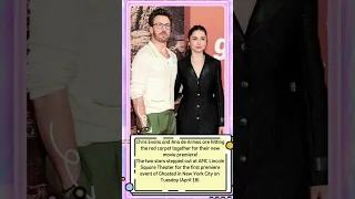 Chris Evans & Ana de Armas Reunite at ‘Ghosted’ Premiere in NYC ‼️