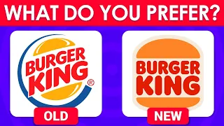 Would You Rather...? Old Vs New Logo | Logo Quiz