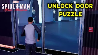 Spider-Man: Miles Morales - Find Tools To Unlock The Door (Door Puzzle)