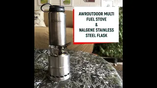 Multi Fuel Stove, back packing and camping + Nalgene steel flask first look.