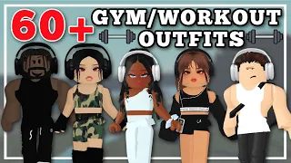 60+ GYM & WORKOUT Outfit Codes in Bloxburg