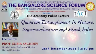 Bangalore Science Forum | Special Lecture | The Academy Public Lecture