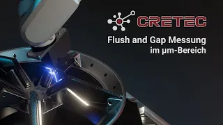 CRETEC QBIC Rim Flush & Gap Messung auf Felgen! Robotics, Machine Vision, AI