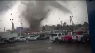 Tornado Rips Through Parking Lot in Kentucky