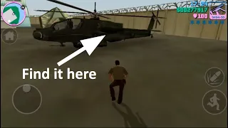 Easy way to get the army helicopter in GTA Vice City