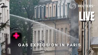 LIVE: View of Paris after gas explosion in city