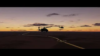 DCS Apache Night Hunt For T-55 Convoy