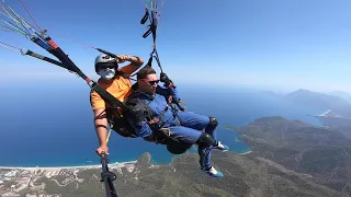 Paragliding from Tahtali, Turkey from 2375m down to 0 with escape.com.tr