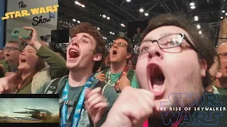 Star Wars Episode IX Teaser Live REACTION at The Star Wars Show Stage